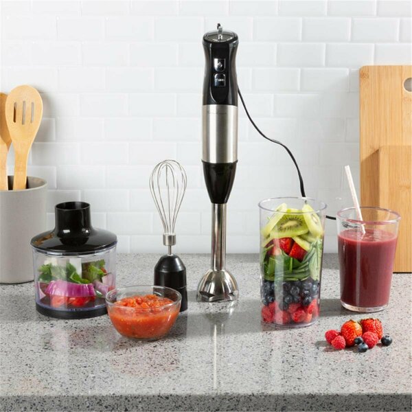 Classic Cuisine Immersion Blender-4-In-1 6 Speed Hand Mixer Set Whisk - 32 oz 82-KIT1120